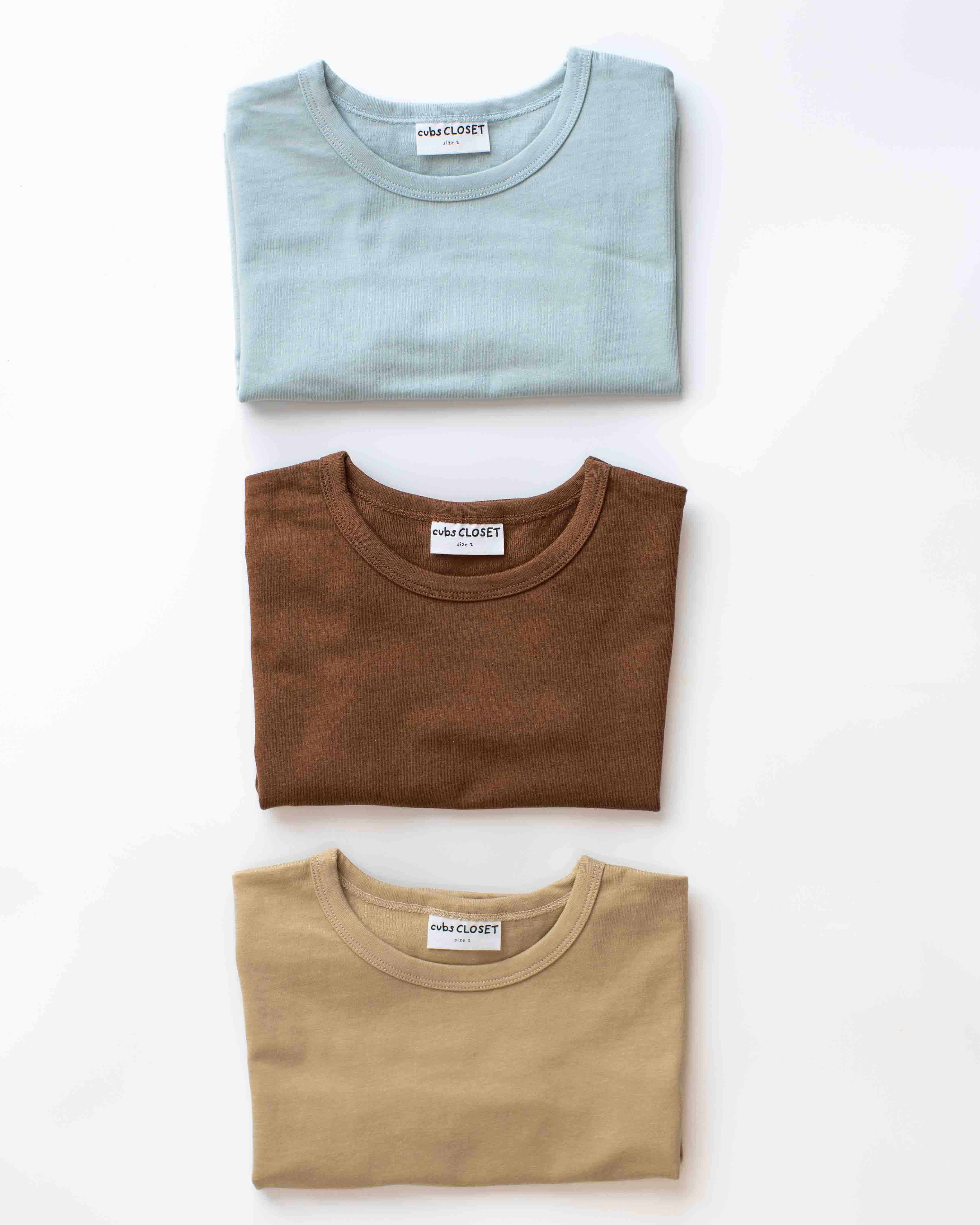 Long Sleeve Box Tee- Sky Blue