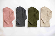 The Long Sleeve Staple Tee- Almond